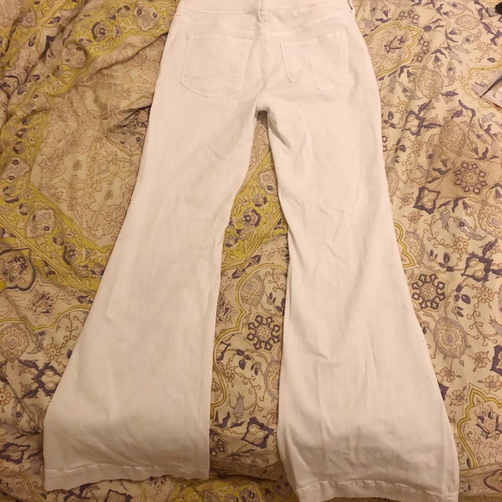 White Free People Flare Jeans
